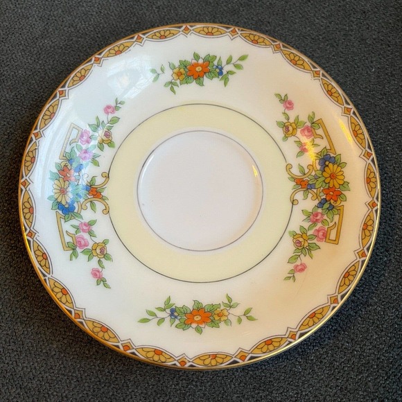 VTG NORITAKE Renovia Footed Espresso Demitasse Cup and Saucer Set JAPAN Rare - Picture 7 of 10